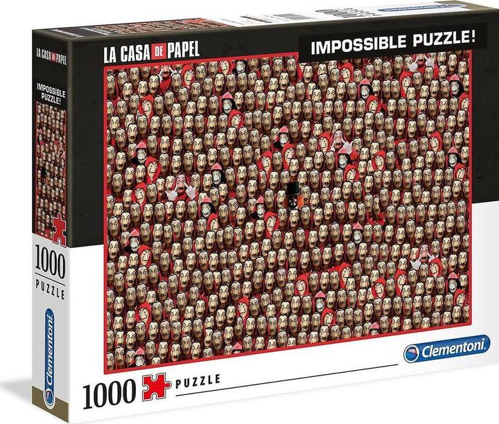 Produktbild Clementoni Haus des Geldes: Masken - Dali (1000 Teile) (1000 Teile)