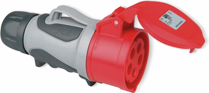 Actual product image PCE 2153-6tt Coupling 16A 5p 6h GRIP TT (CEE 16/5)