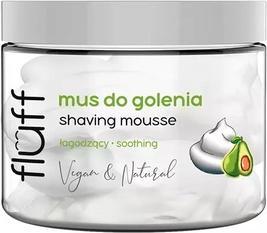 Fluff Super Food Shaving Mousse Shaving Mousse With Avocado And Niacinamide 200Ml (200 ml, Shaving cream)