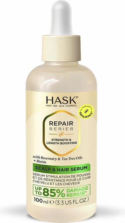Produktbild Hask Repair Serie Stärke Längen Boosting Scalp & Hair Serum
