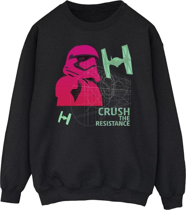 Star Wars First Order Stormtrooper Neon Sweatshirt (XXL)