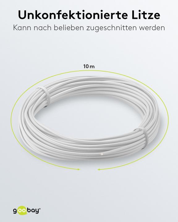 Produktbild Aquatuning Kupferlitze isoliert 1x0,14mm² (10 m)