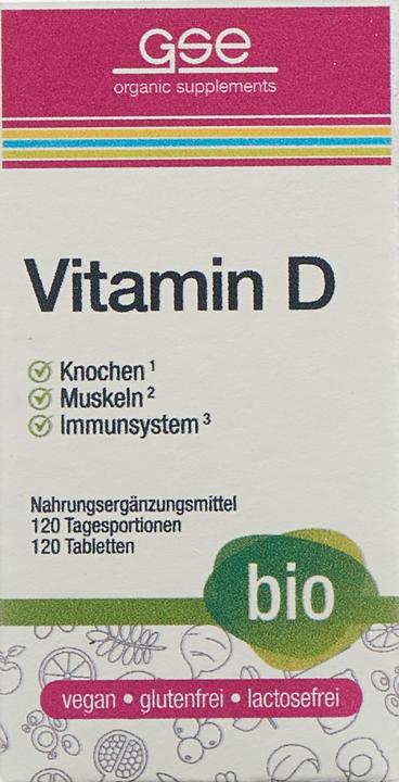 Actual product image GSE Vitamin D Compact Bio Tabl (60 Piece, Pills, 123 g)