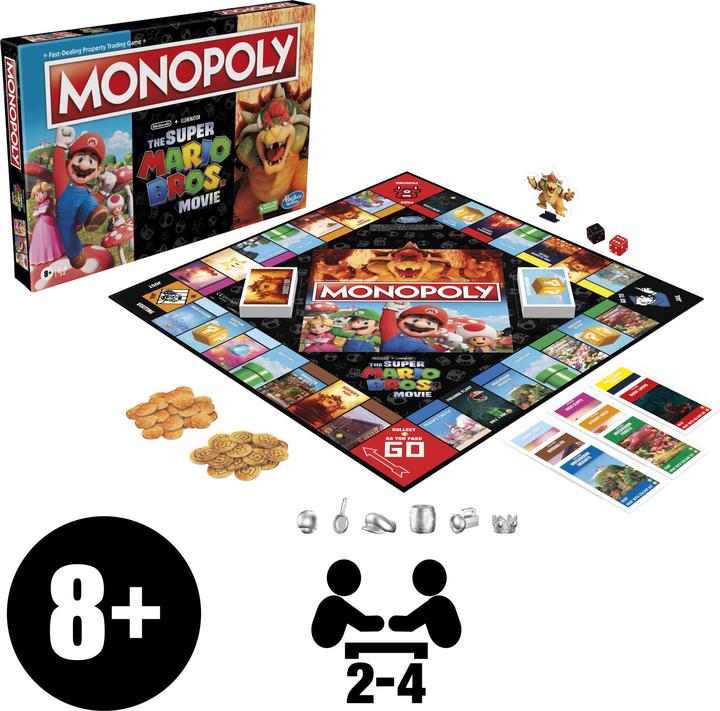 Produktbild Hasbro Monopoly Super Mario Movie (EN) (Englisch)