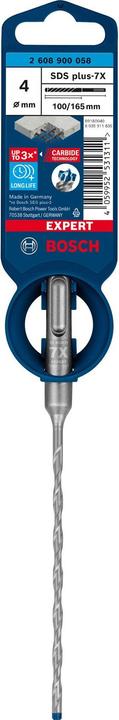 Produktbild Bosch Professional Zubehör EXPERT SDS plus-7X Hammerbohrer, 4 x 100 x 165 mm (4.0 Millimeter)
