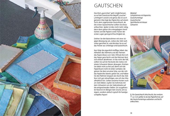 Immagine prodotto Papiere schöpfen und gestalten (Tedesco, Dorina Tessmann, Eva Tessmann Hauck, 2024)