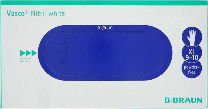 Produktbild 3A Vasco Nitril-Handschuhe, 150 Stück, Grösse XL, weiss (XL)