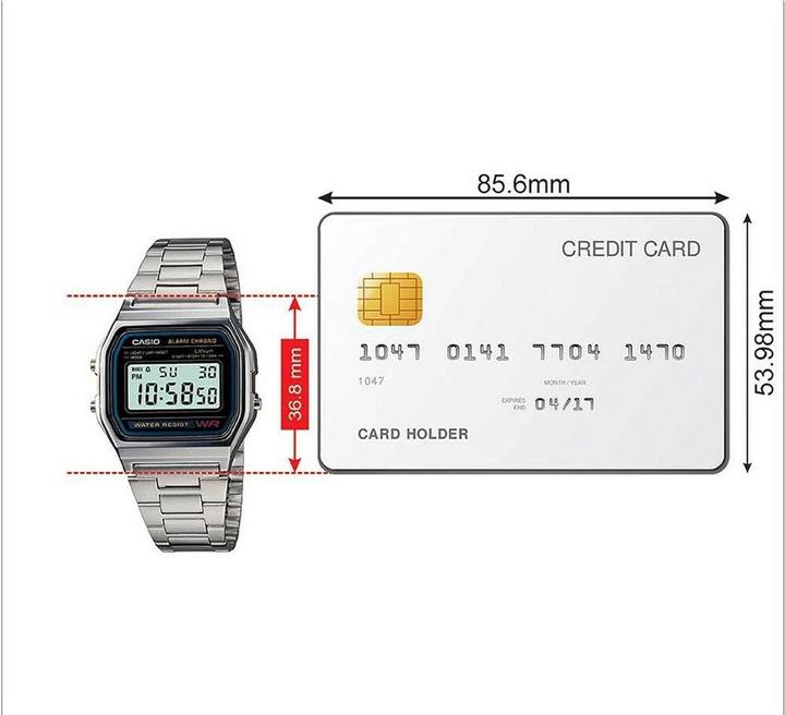 Produktbild Casio Vintage A158wea-1ef (Digitaluhr, 36.80 mm)