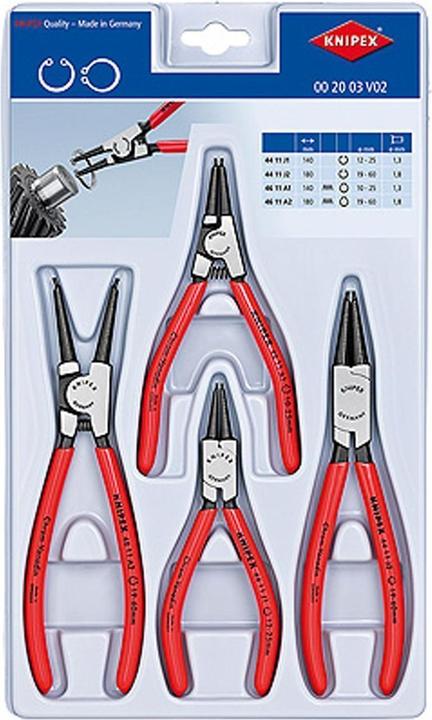 Actual product image Knipex Set of Circlip Pliers (325 mm)