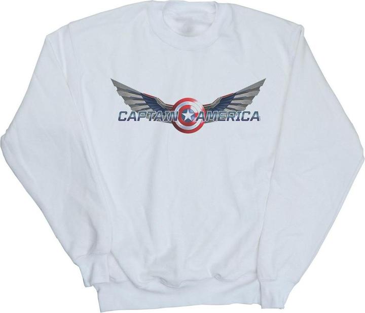 Falcon And The Winter Soldier Captain America Logo Sweatshirt (S)