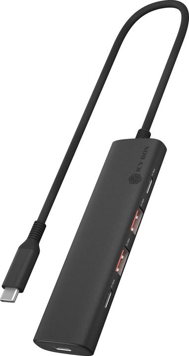 Actual product image Icy Box IB-HUB1437-CPD (USB-C, 4 Ports)