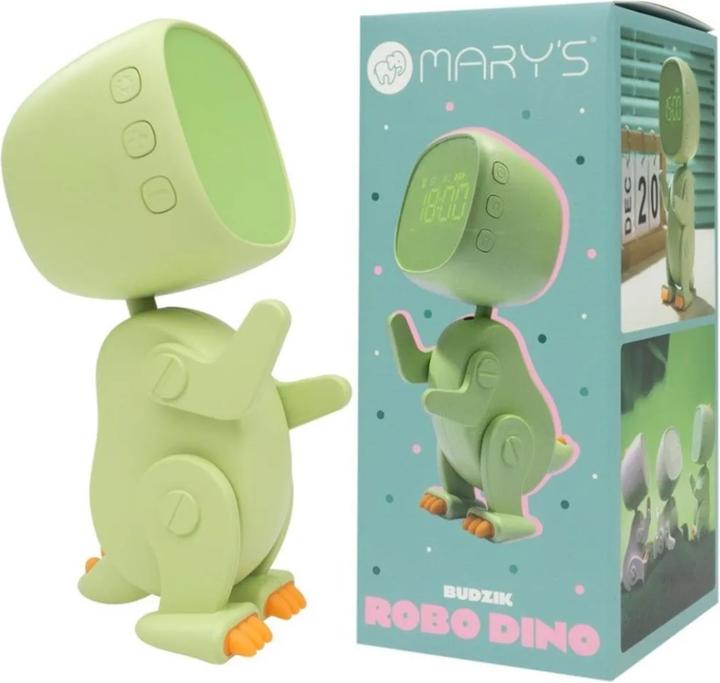 Actual product image Marys Wecker Roboter Dino
