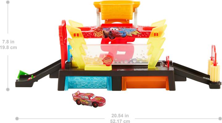 Productafbeelding Disney Pixar Cars Color Changers Lightning McQueen Autowaschanlage