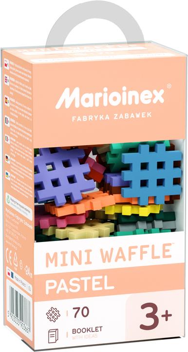 Marioinex Waffle Mini Pastel Building Blocks 70 pieces