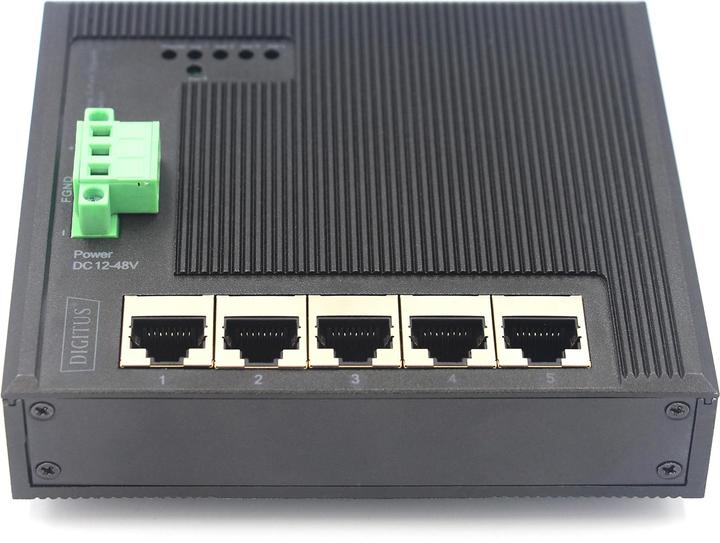 Produktbild Digitus Industrie Gigabit Flat Switch, 5-Port (5 Ports)