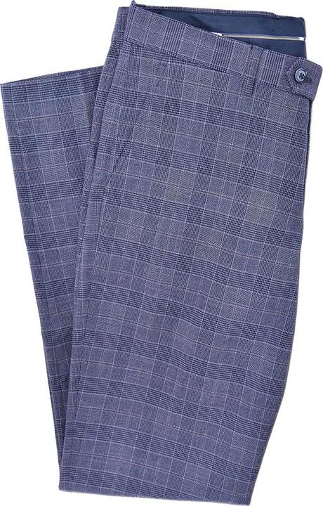 Actual product image Lambretta Mens Bradley Checked Suit Trousers (32)