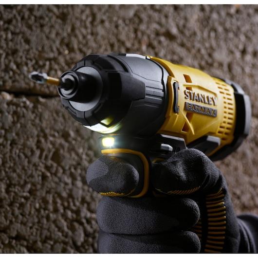 Actual product image Stanley ST IMPACT Driver 18V - V20 165Nm 2x2.0Ah BOX SFMCF800C2 (Rechargeable battery operated)