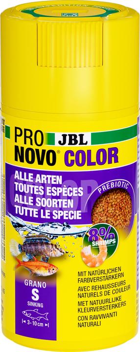 JBL Aquaristik und Terraristik ProNovo COLOR GRANO S 100ml CLICK (Ornamental Fish, 100 ml)