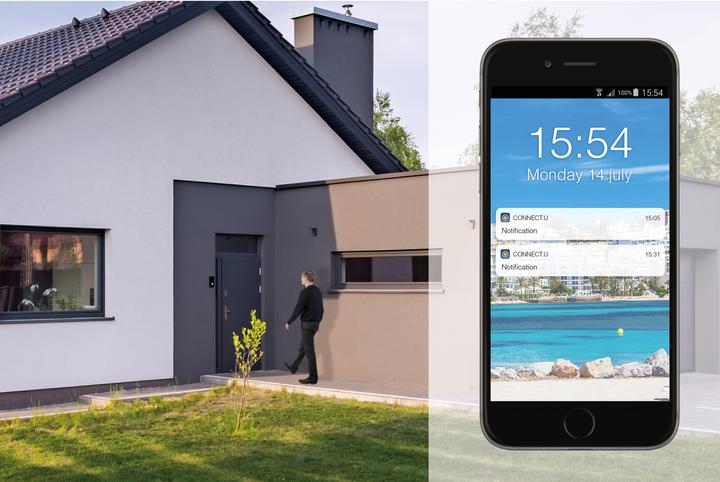 Productafbeelding Alecto WLAN deurbel met camera, zwart (WiFi)