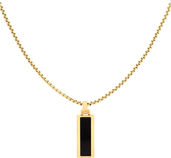 Immagine prodotto Tommy Hilfiger Collana originale placcata oro con onice 2790541