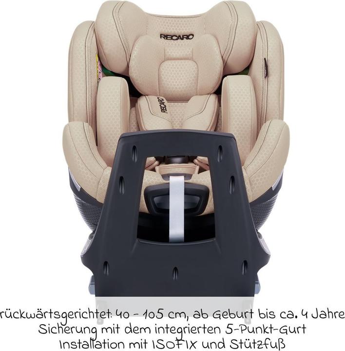 Actual product image Avova Recaro Xenon 1 Reboard Kindersitz (0-7 Jahre) (Reboarder, ECE R129/i-Size Standard)