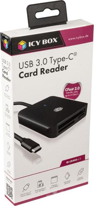 Actual product image Icy Box IB-CR403-C3 (USB 3.2)