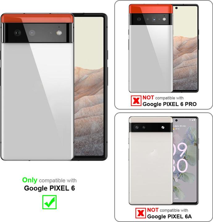 Actual product image Cadorabo Case for Google PIXEL 6 with belt clip (Google Pixel 6)