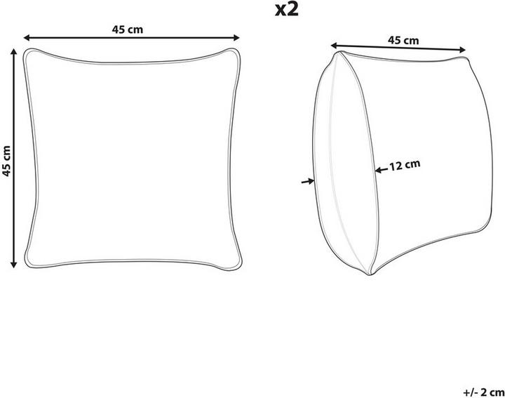 Actual product image Beliani Gardenia (45 x 45 cm)