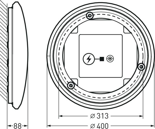 Image du produit Trilux TRIL Plafonnier à LED (2200 lm)