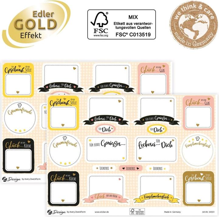 Image du produit Avery Autocollant de motif