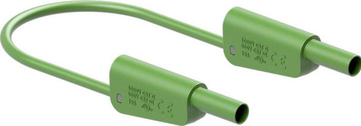 Actual product image Stäubli SLK-4A-S10 Measuring cable ( - ) 25 cm Green 1 pc.