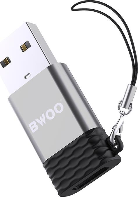 Produktbild Bwoo Adapter BZ-38 USB-C - USB grau OTG (USB Typ C, USB-A)