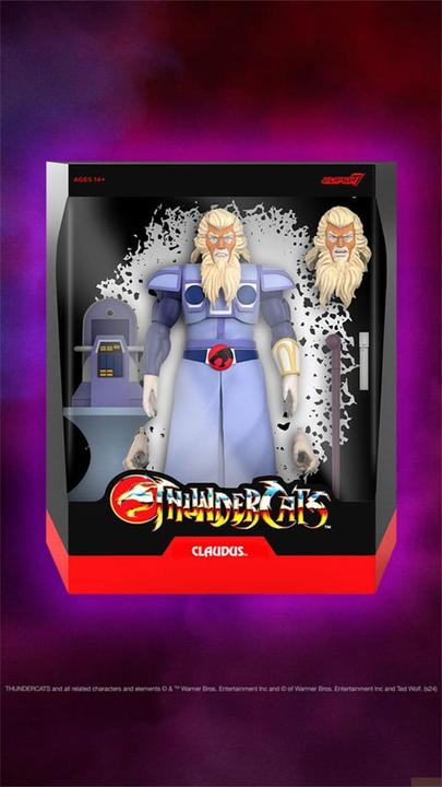 Actual product image Super7 Thundercats Ultimates action figure Claudus 18 cm