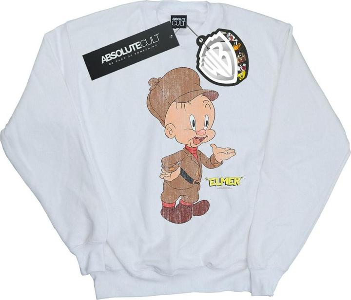 Looney Tunes Elmer Fudd Distressed Sweatshirt Jungen