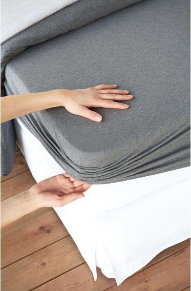 Produktbild Living Home Melange Feinjersey (90-100 x 200 cm)