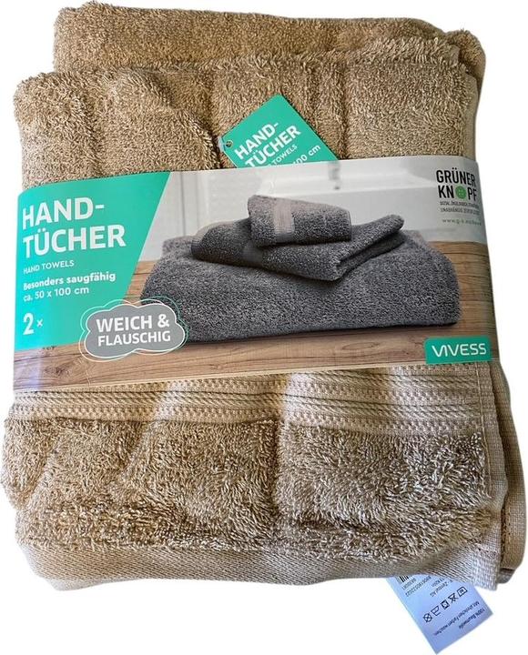 Vivess Handtuch 2er Set (100 x 50 cm)