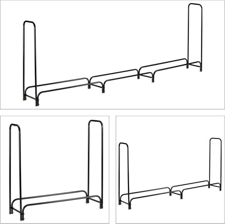 Produktbild Relaxdays Kaminholzregal (370 x 38.5 x 122 cm)