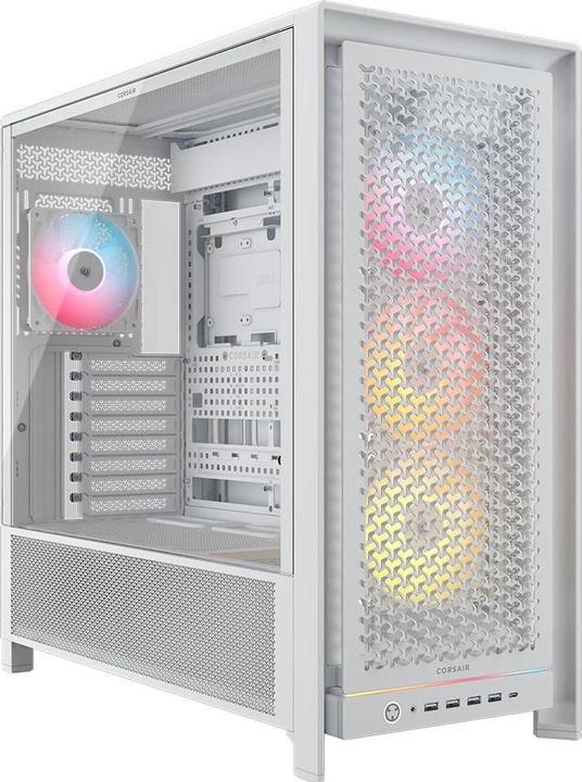 Corsair PC-Gehäuse 5000D RS ARGB Weiss, Unterstützte (E-ATX, Mini-ITX, ATX, mATX)
