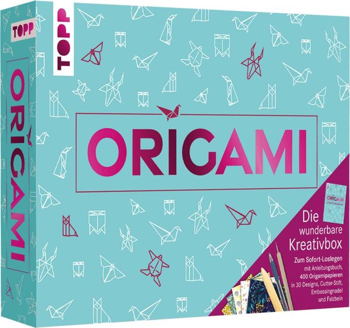 Produktbild Topp Origami - Die wunderbare Kreativbox. Mit Anleitungsbuch und Material (Deutsch, Armin Täubner, 2024)