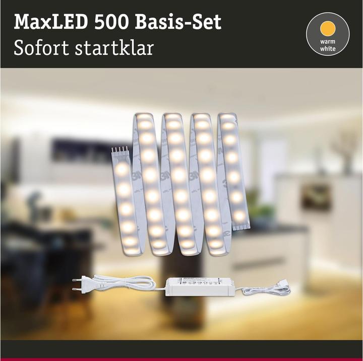 Produktbild Paulmann MaxLED 500 Stripe Set (Warmweiss, 150 cm, Indoor)