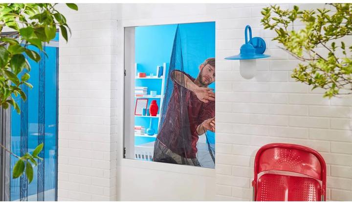 Actual product image tesa Insect screen STANDARD for windows, with Velcro tape, without drilling (150 x 180 cm)