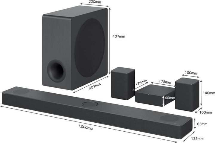 Actual product image LG DS80QR (620 W, 5.1 channels)