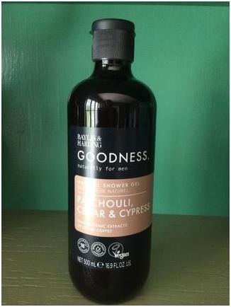 Actual product image Baylis & Harding Goodness Men Patchouli, Cedar & Cypress Shower Gel (500 ml)