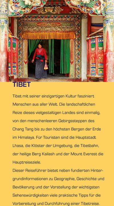 Produktbild Reiseführer Tibet (Deutsch, Andreas von Hessberg, 2020)