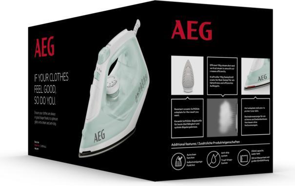 Actual product image AEG Steam Iron EasyLine DB1740 (2400 W, 80 g/min)