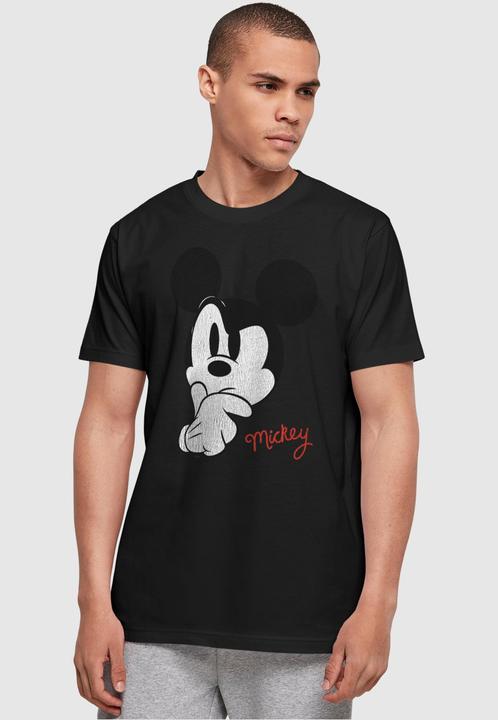 Actual product image Absolute Cult Mickey Mouse - Distressed Ponder Basic T-Shirt - 115097 (L)