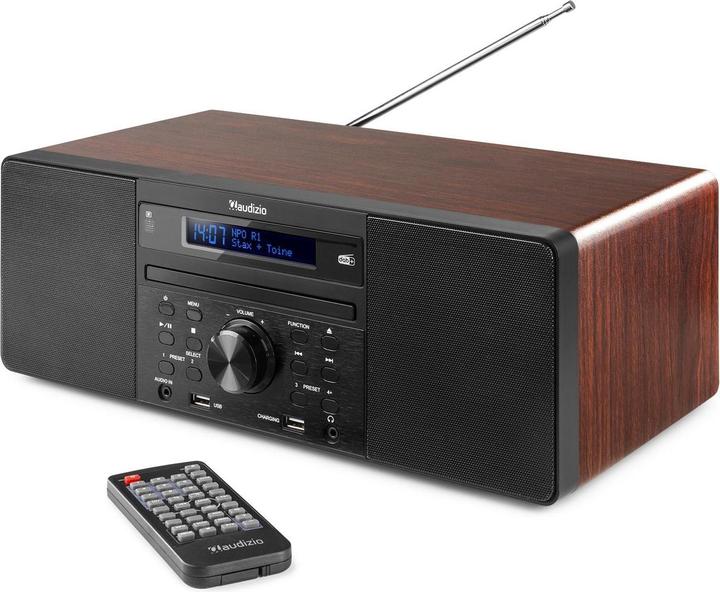 Immagine prodotto Audizio Radio/lettore CD Prato Marrone Scuro (FM, DAB, Bluetooth)