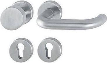 Universal Textiles Stainless steel lever handle U-shape, PZ, DINR (Door handle)