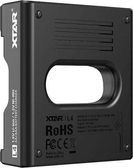 Produktbild Xtar Li-Ion / Ni-MH Akku-Ladegerät L4 (Ladegerät inkl. Akku)