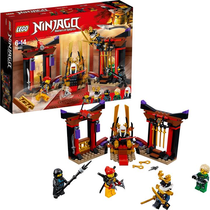 Actual product image LEGO Duel in the throne room (70651, LEGO Ninjago)